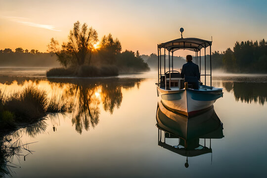 Atardecer en la Albufera: Un retrato de tranquilidad Valenciana