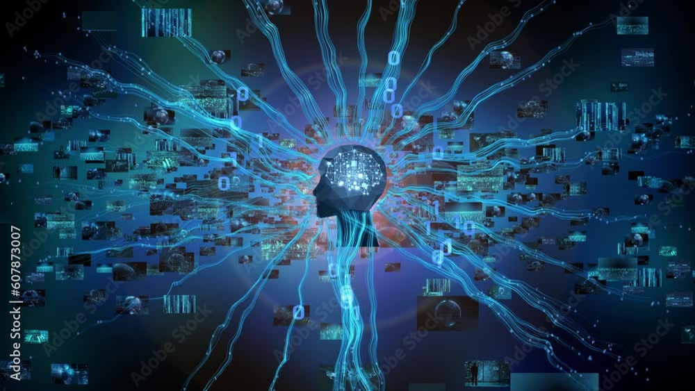 Canvas Prints artificial intelligence technology concept
