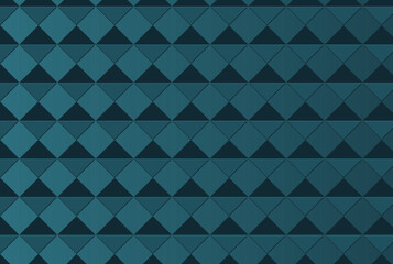 Obraz premium Abstract background with two-color rhombuses and gradient fill, the color of the sea wave. EPS 10