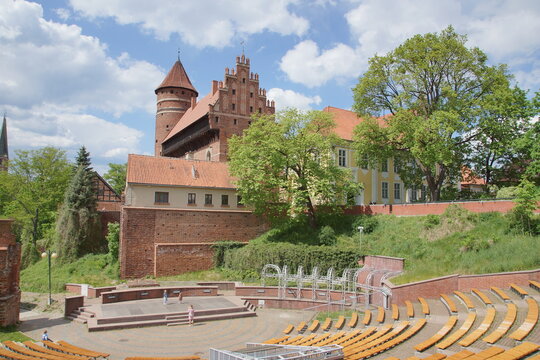 Olsztyn. Zamek Kapituły Warmińskiej. Polska - Mazury - Warmia.
