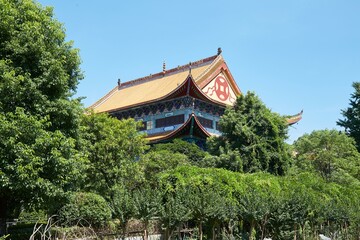 Fototapeta premium The Buddhist Kaifu Temple in Changsha, capital of Hunan Province