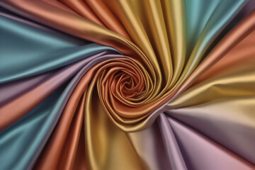 colorful silk swirl background