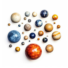 several miniature planets