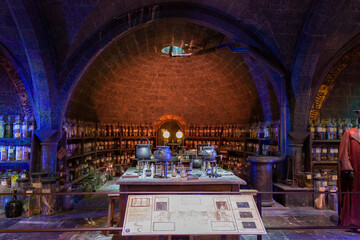 Obraz premium London, UK; October 23, 2013; Warner Bros Studios London tour, with the sets and original material of the Harry Potter movies.