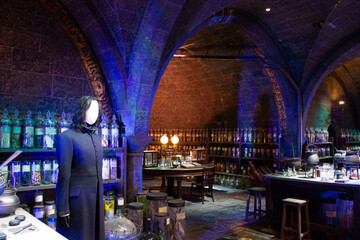 Obraz premium London, UK; October 23, 2013; Warner Bros Studios London tour, with the sets and original material of the Harry Potter movies.