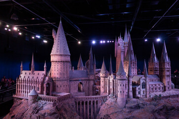 Naklejka premium London, UK; October 23, 2013; Warner Bros Studios London tour, with the sets and original material of the Harry Potter movies.