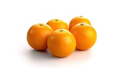 oranges isolated on white background