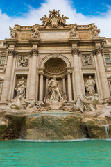 Naklejka na ściany i meble Fountain di Trevi in Rome