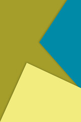 Geometric abstract background with shadow paper cut layers