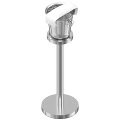 3D rendering illustration of a wine bucket on stand