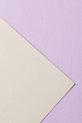 Rough kraft paper background, paper texture gray lilac colors. Mockup with copy space for text