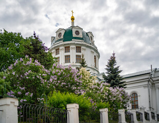 Church of Simeon the Stylite behind the Yauza. Nikoloyamskaya street, 10. Tagansky district. Moscow city. Russia May 2023