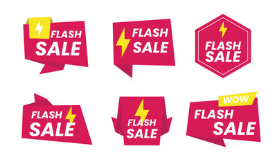 Flash sale collection banner and tags