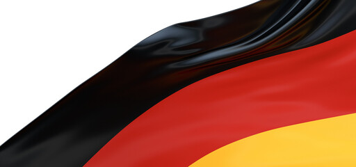 Germany flag. Flag with a beautiful glossy silk