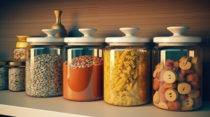 Cereal in jar Generative Ai