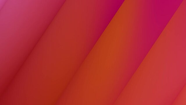 4k abstract red modern minimal geometric animated background. Seamless looped dynamic BG with diagonal lines. Trendy classic color. Soft motion element. Smooth light gradient animation