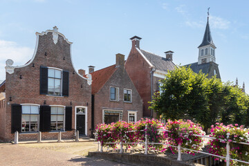 Picturesque small fortified town of Sloten in the province of Friesland.