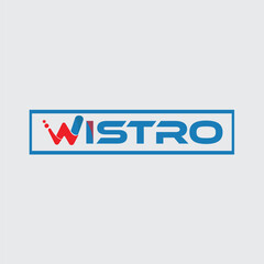 W logo. Usable for Business and Technology Logos. vector red and blue color design