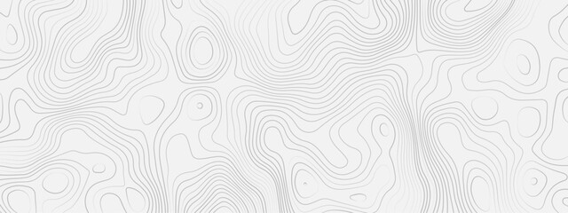 Abstract wave curved lines topographic contours map background. Abstract geographic wavy and curve grid lines map background.