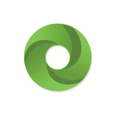 Abstract Modern Circle Logo. Symbol Icon Vector Template