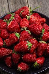 strawberries in a basket