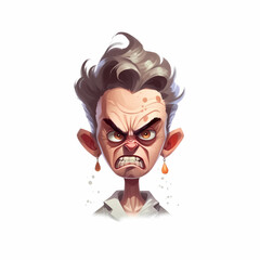 Angry Woman Cartoon