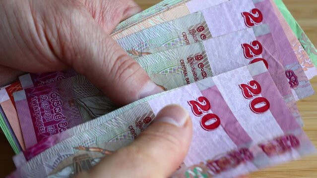 Sri Lanka money, recalculation in the hands of the Sri Lankan rupee, the concept of household budget, financial situation