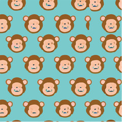 cute simple baboon pattern, cartoon, minimal, decorate blankets, carpets, for kids, theme print design

