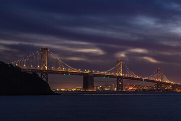 Oakland Bay Bridge at Night