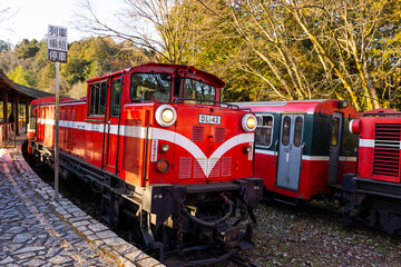 Dueigaoyue Station at Alishan national forest recreation area