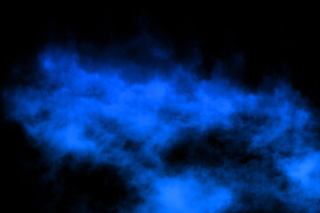 Smoke blue vector background. Abstract design illustration.