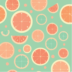 cute simple grapefruit pattern, cartoon, minimal, decorate blankets, carpets, for kids, theme print design
