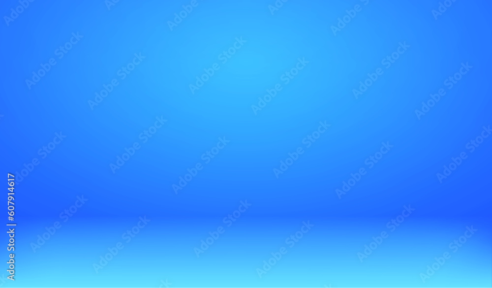 Poster light blue room background. abstract empty studio. horizontal bg. soft scene for product. simple 3d 