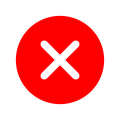 Decision making icons for yes and no voting. Vector illustration isolated on white background.