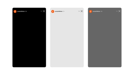 Mockup Social media vertical post stories or reels