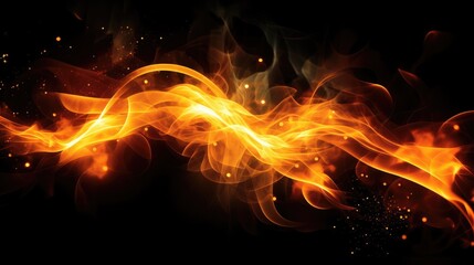 Flames and energy texture background
