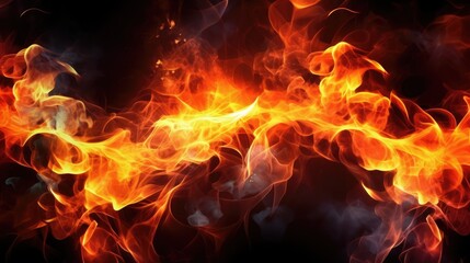 Fototapeta premium Flames and energy texture background