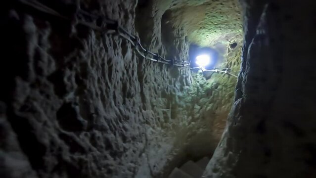 Walk trough the tunnels of the underground city of Cappadocia