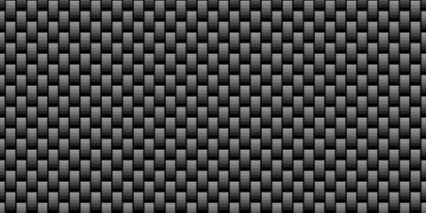 Dark black Geometric grid Carbon fiber background