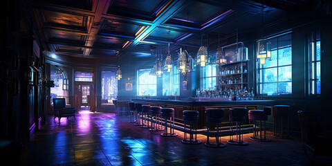 Old Fashioned Bar, Generative AI