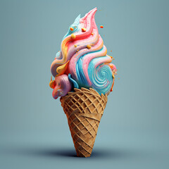 Ice cream cones.concept