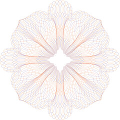 Fototapeta premium Vector illustration of abstract floral and ornamental element