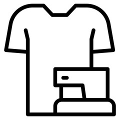 Fototapeta premium sewing machine line 