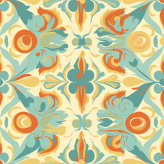 Fototapeta premium Seamless Colorful Marble Pattern.Seamless pattern of marble in colorful style. Add color to your digital project with our pattern!