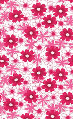 Fototapeta premium seamless flower design