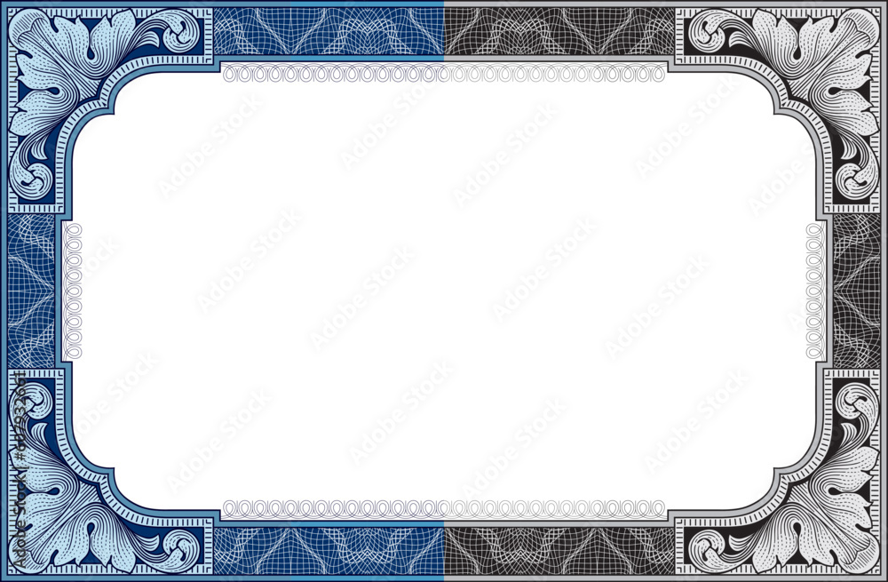 Poster secure design frame vector