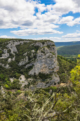 Falaises des Gorges de l'Hérault depuis le Mont Agonès