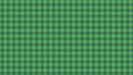 Naklejka premium Dark green checkered tablecloth. Dark green picnic tablecloth texture