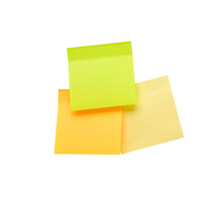 Multi-colored blank note papers. Sticker for notes with place for your text