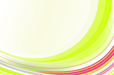 Vector illustration of abstract background made of Colorful Rainbow curved lines